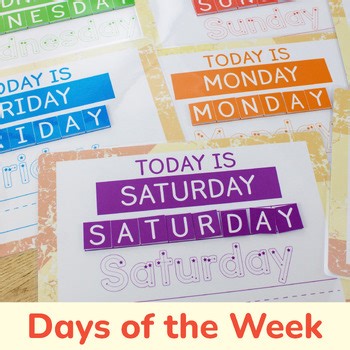 Days of the Week Activities | Sequencing and Handwriting practice