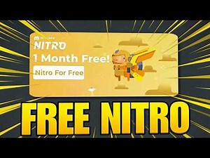 (Free Nitro Giveaway) how to get discord nitro for free