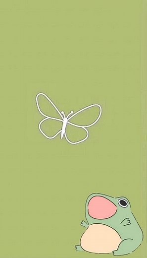 Cute Frog Aesthetic Wallpaper