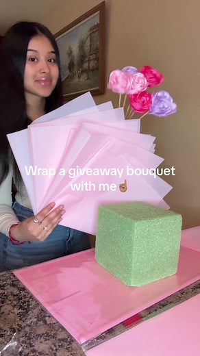 Ribbon Bouquet Wrapping Tutorial