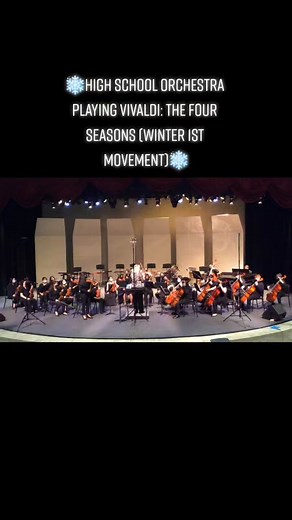 We got the highest ranking for this song in a competition 😌 #orchestra #violin #viola #cello #doublebass #piano