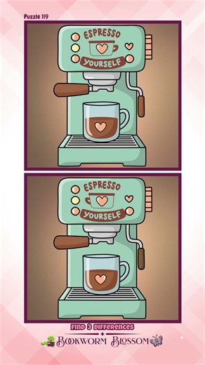 Spot the Differences Puzzle Challenge | Espresso Day | Find the Differences #espresso #coffeetime
