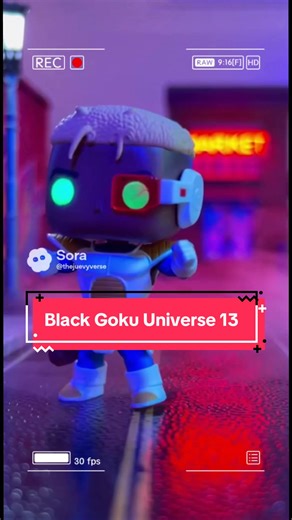 Universe 13 @Ssj Theory Ali Vevo the black goku battle suit sayian edition #universe13 #soraai #dbz #explorepage✨ #fyp