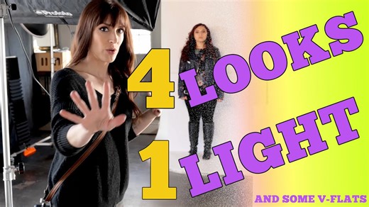 4 Easy One-Light Portrait Photography Setups