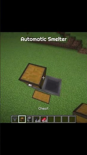 How To Make A Automatic Smelter In Minecraft - Java & Bedrock