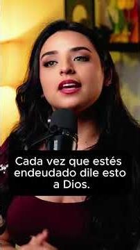 Cada vez que estés muy endeudado, cierra las puertas de tu cuarto y dile esto a Dios