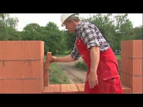 Poroton Wandlösungen - Verarbeitungshinweise gefüllte Ziegel