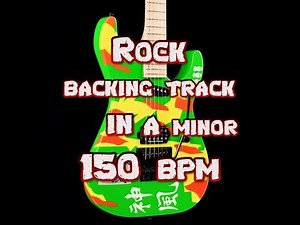 Rock Backing Track In Am - 150 BPM