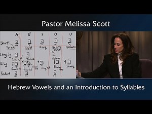 Hebrew Vowels and an Introduction to Syllables - Hebrew Lesson #2