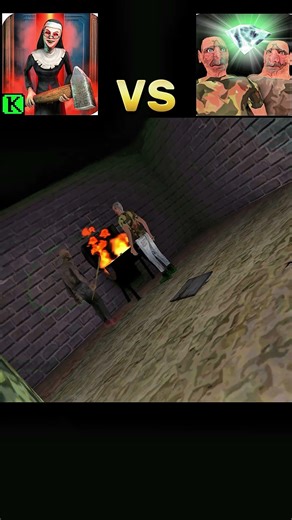 Evil Nun VS The Twins Deaths 🔥 #evilnun #shorts