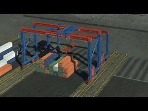 Port Sim 2012 Hamburg: Managing Trains & Moving Containers (w/ commentary)