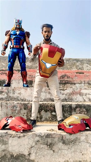 🙏iron Man VS wala suit| 😂 Kiya Spider-Man help#shortsfeed #sadstory #ironman #ai #aivideo