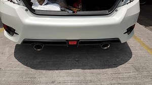 Civic v4 rear diffuser 6,800 with blinking brakelamp Mufflers not included | Clifford Bodykits and Accessories