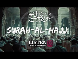 Surah-Al-Hajj | The Pilgrimage | Omar Hisham Al Arabi | Listen Quran WIth Me