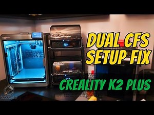 Dual CFS Setup FIX for Creality K2 Plus (Cleaner & Easier Access)