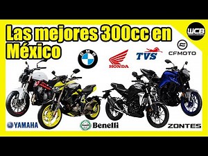 The best 300cc motorcycles in Mexico