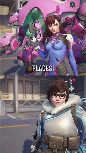 (Updated)Dva and Mei interaction - Overwatch 1 interaction