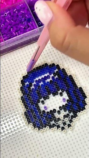 Tomoyo from Cardcaptor Sakura | Elegant Anime Fuse Bead Art | Perfect Melt with Pixie Beads #shorts