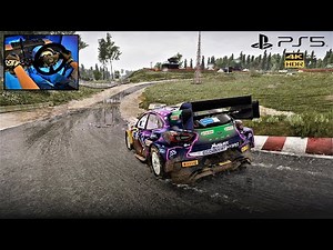 WRC Generations in the Rain in 4K | Ford Puma Hybrid | PS5 Gameplay