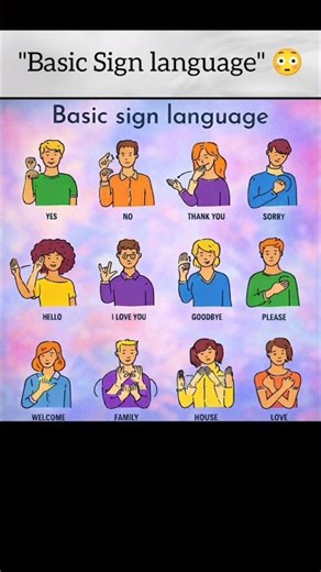 "Basic Sign language" 😳