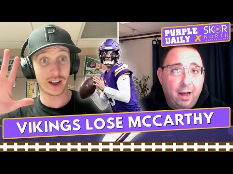 Minnesota Vikings QB JJ McCarthy out with a hand injury