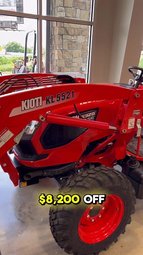 Check out this Kioti DK Series at a great price! #kiotitractor #kiotiutv #utv #farmlife #ranchlife #farming #homeowner #tractors