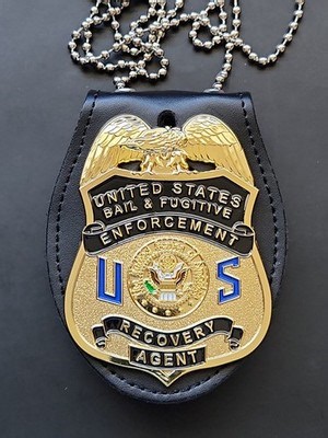 Bail And Fugitive Recovery Agent Replica Metal Badge with Holder | eBay