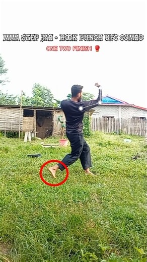 Perfect Step Jab → Hook KO Finish 🔥