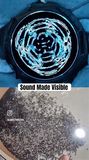 Ocean Drum Cymatics🔉🌊 #ocean #drums #cymatics