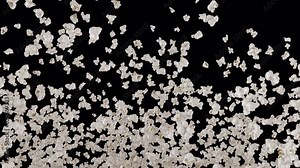 Popcorn Burst on Alpha Channel. 3D rendering. Popcorn burst with alpha channel you can place on footage or background and easier to change colour.