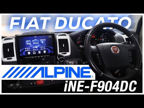 Fiat Ducato Alpine iNE-F904DC Install – Premium Nav & Multimedia System