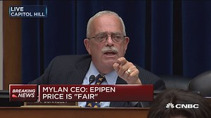 Mylan CEO: Production costs up 100% in 8 years