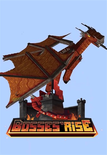 This Minecraft Mod adds 4 really cool bosses to the game, and available on bedrock! #minecraftmod #minecraftmods #moddedminecraft