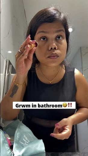 Grwm in bathroom😭‼️youtube meetup 😍‼️Let's go to the cafe🤣⁉️#grwm #getreadywithme #makeup #funny