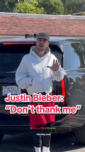 Justin Bieber “Don’t thank me” — news clip and reaction
