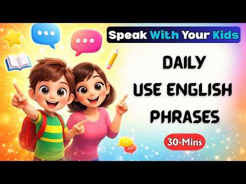 150 Simple English Sentences for Kids | Speak English Easily