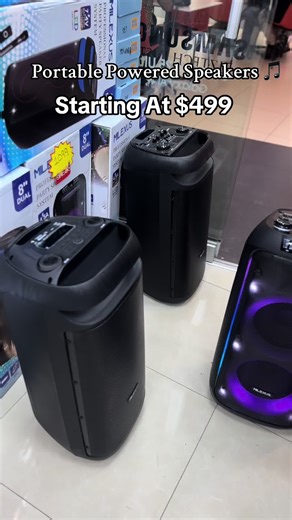 Portable Powered Speakers for Anytime Vibes