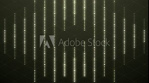 Abstract 3D isometric virtual ripple diamond square overlay layer, yellow color with mesh pattern illustration, Blockchain technology concept design on black background, seamless looping animation 4K