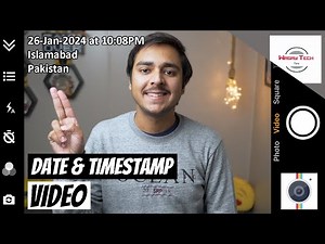 How to have Date and Time Stamp on Video