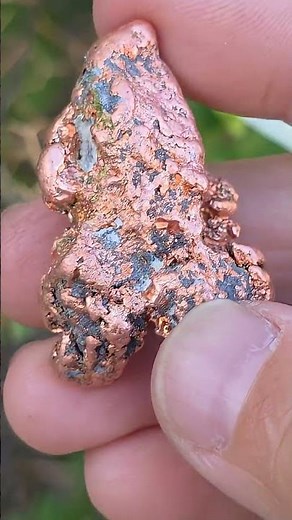 Copper mineral specimen from Michigan #rocks #geology #copper #minerals
