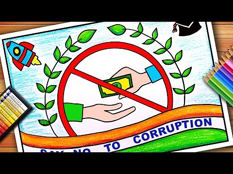 Vigilance Our shared Responsibility Drawing | Vigilant India Prosperous India | Anti Corruption