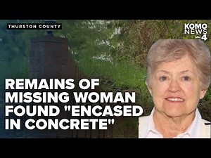 Remains of missing Washington woman found "encased in concrete" under newly-built shed