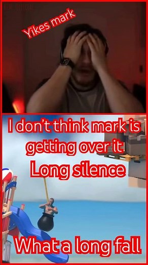 Markiplier doesn’t get over it | markiplier getting over it clip |