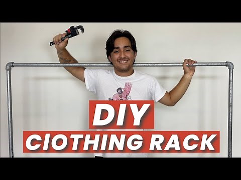How to make Industrial Clothing Rack! || DIY for Vintage markets or Closet!