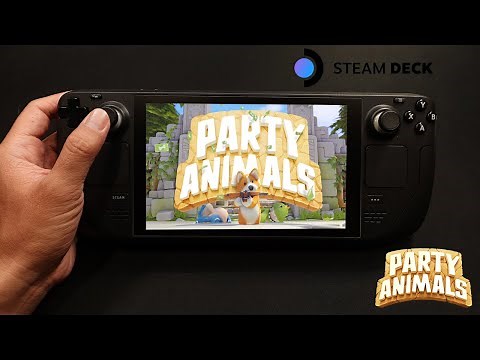 Party Animals Gameplay - Steam Deck - FSR Off - Ultra Settings - 45 FPS