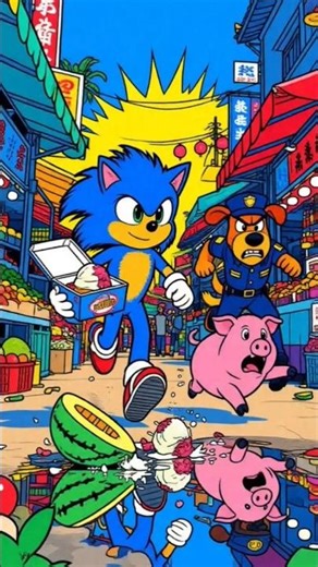 🔥Sonic Evolution😎"FUNNY MOMENT"✅#sonic #sonicthehedgehog #shorts #funnyshorts