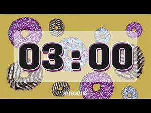 3 Minute Donut Timer 🍩 | Perfect for Study Breaks or Class Reset