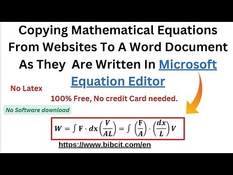 Copying Mathematical Equations From Websites To A Word Document: MassiveMark Playground