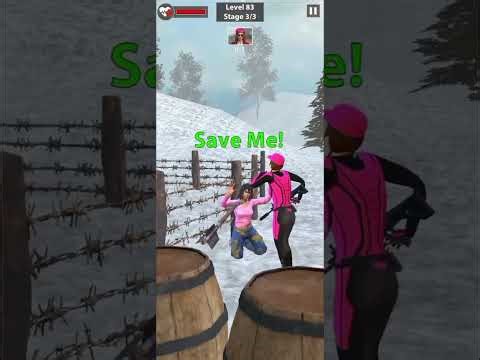 Bow and Arrow Attack Gameplay | Snow Survival Game | Android