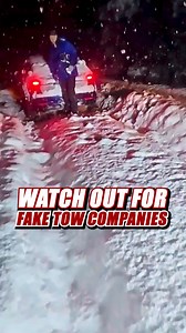 Don’t fall for fake tow services! #winter #snowstorm #towtruck | Casey LaDelle
